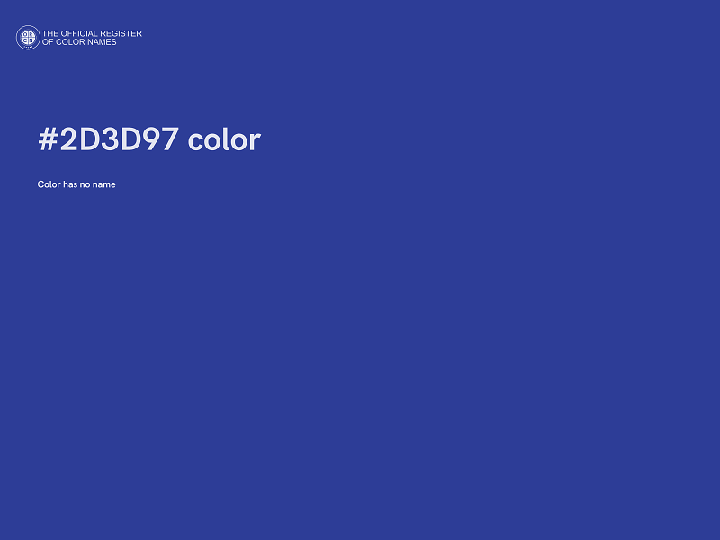 #2D3D97 color image