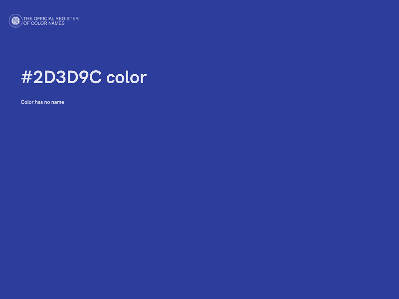 #2D3D9C color image