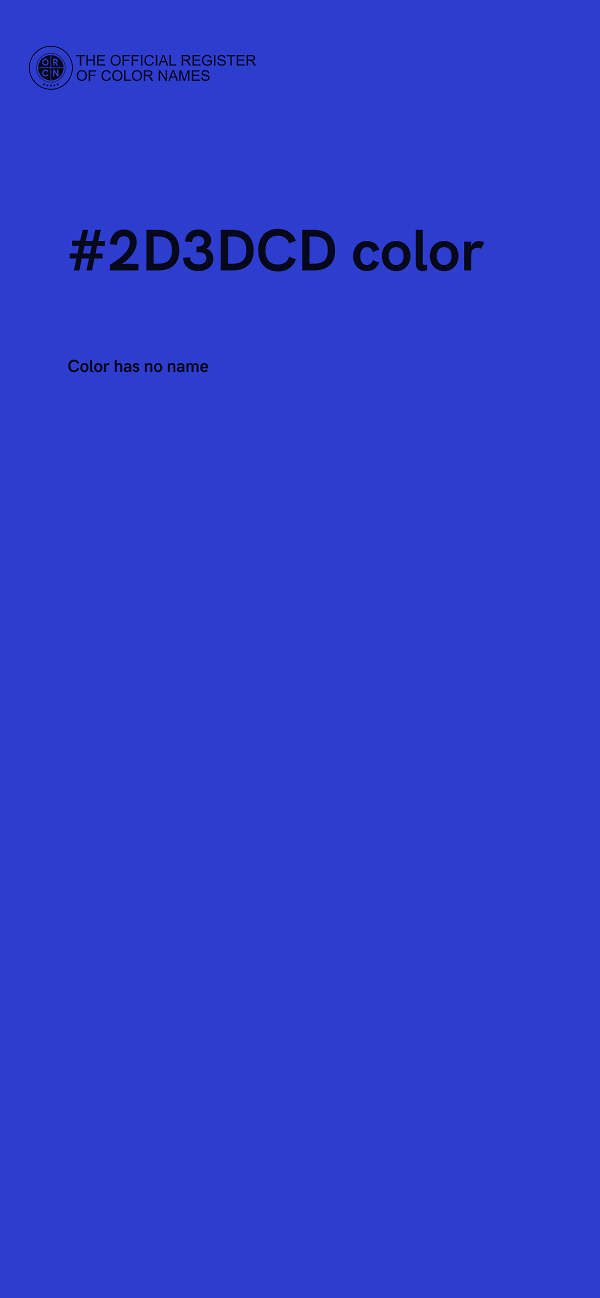 #2D3DCD color image
