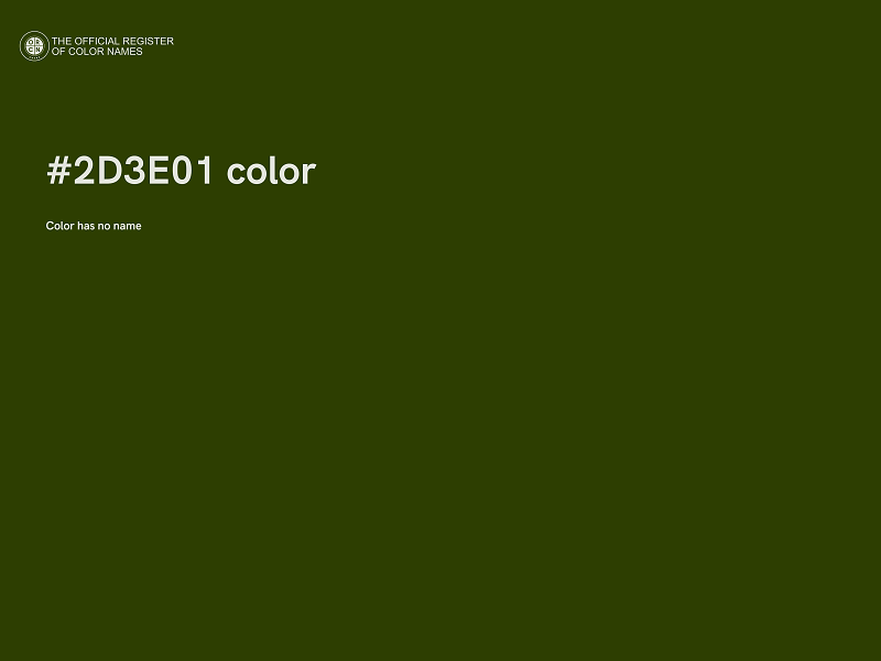 #2D3E01 color image