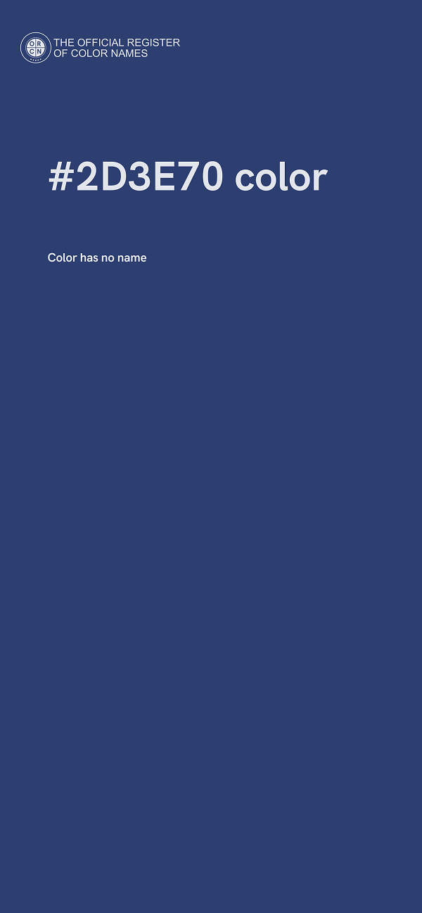 #2D3E70 color image