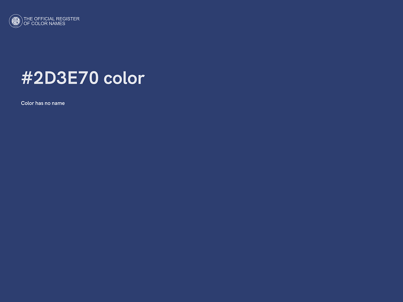 #2D3E70 color image