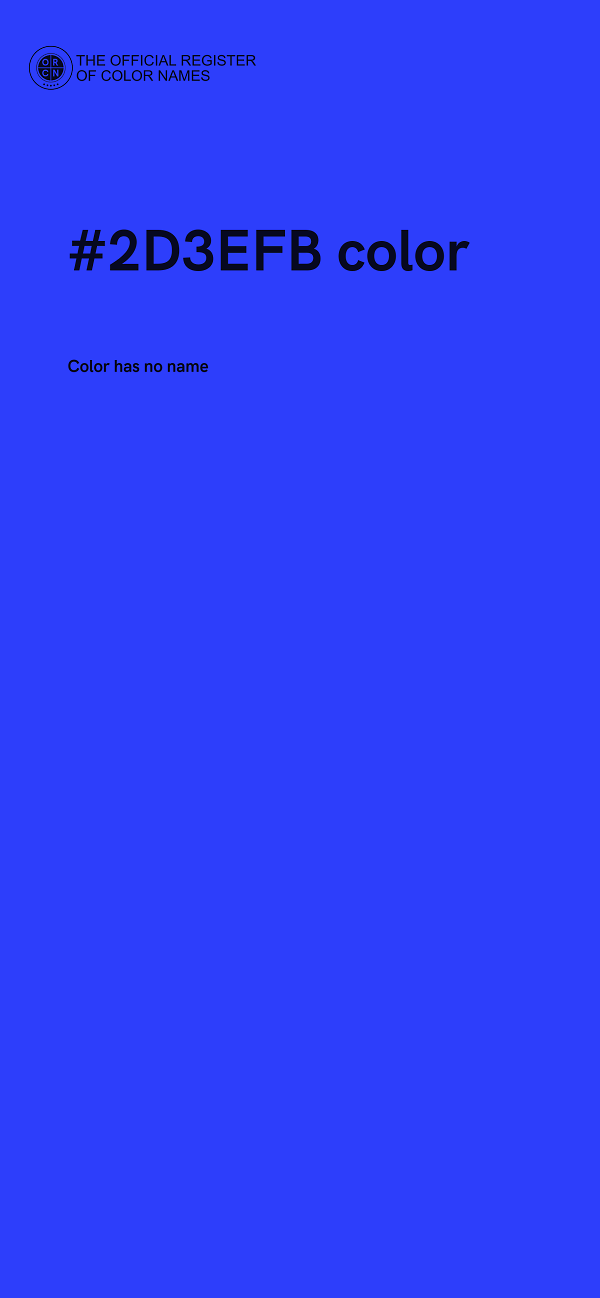 #2D3EFB color image