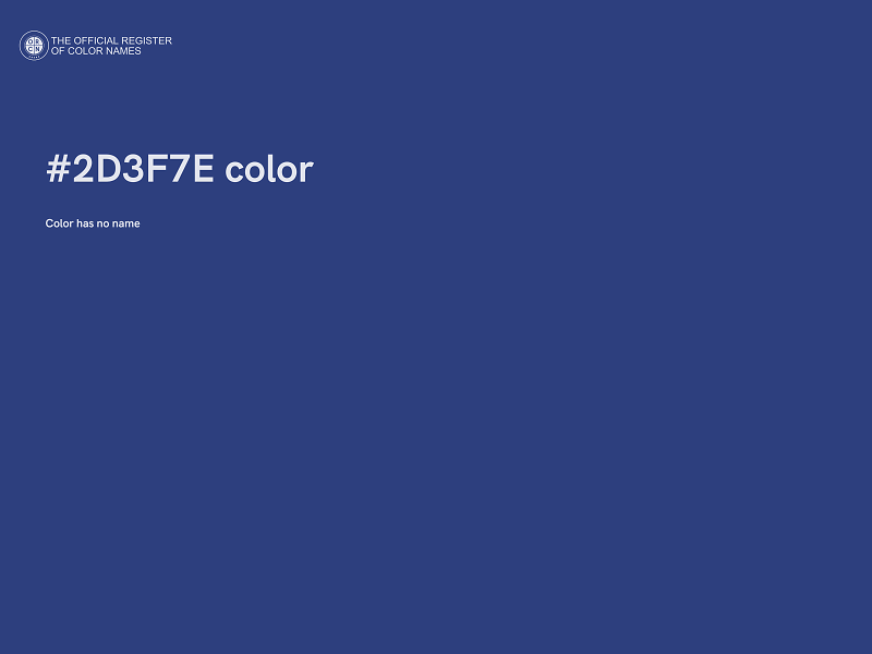 #2D3F7E color image