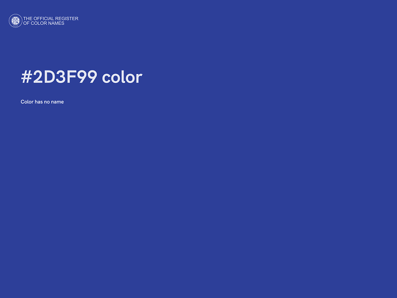 #2D3F99 color image