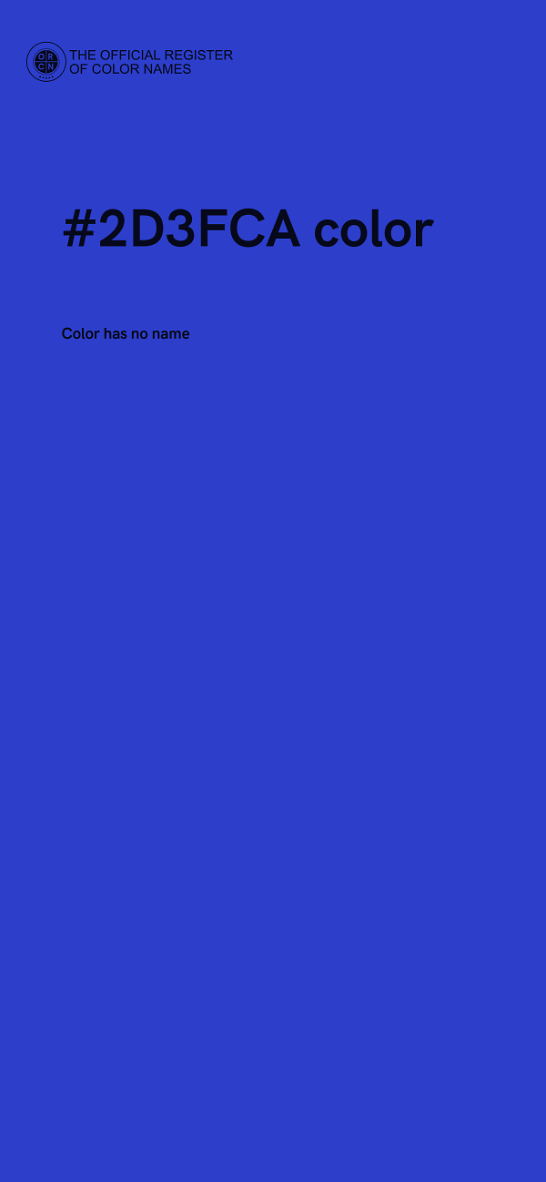 #2D3FCA color image