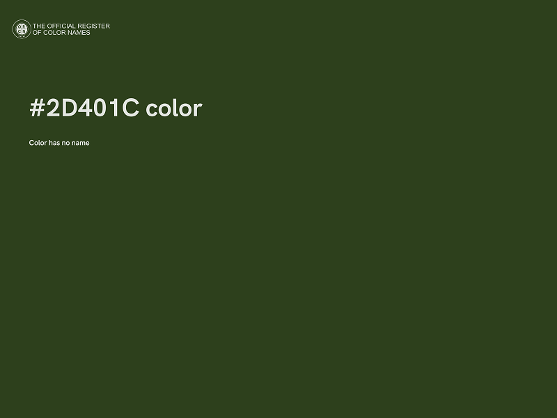 #2D401C color image