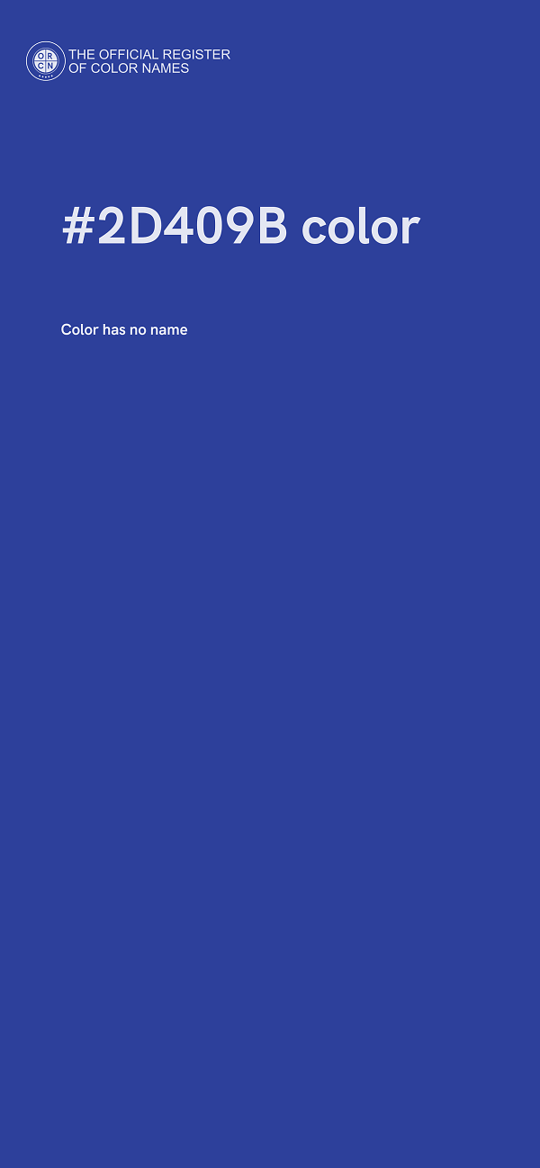 #2D409B color image