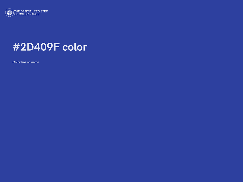 #2D409F color image