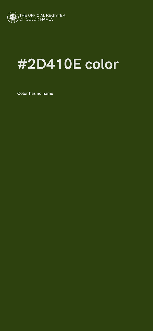 #2D410E color image