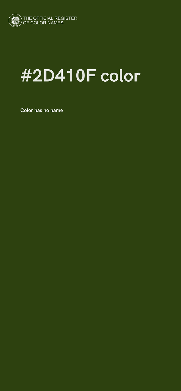 #2D410F color image