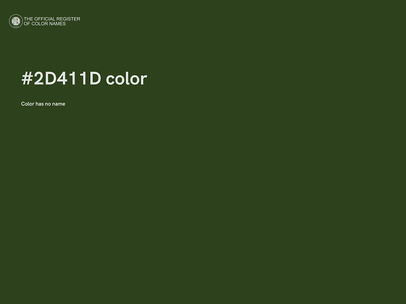 #2D411D color image