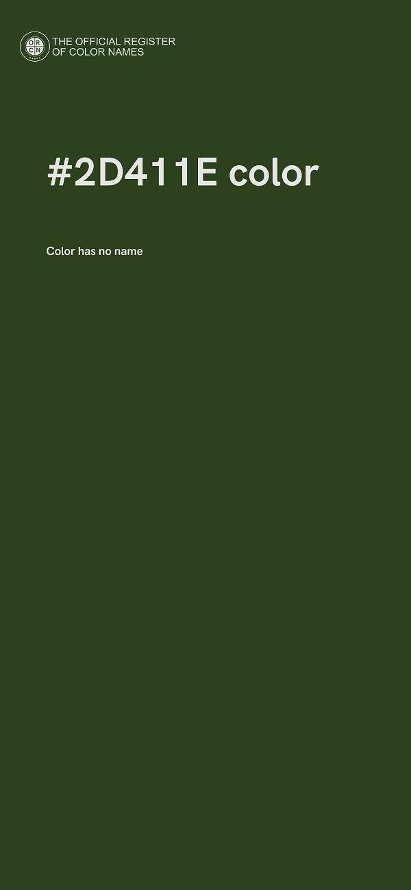 #2D411E color image
