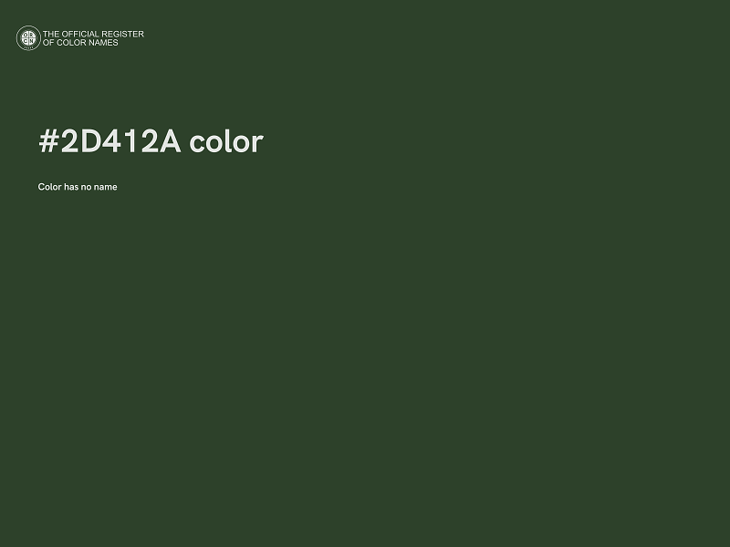 #2D412A color image