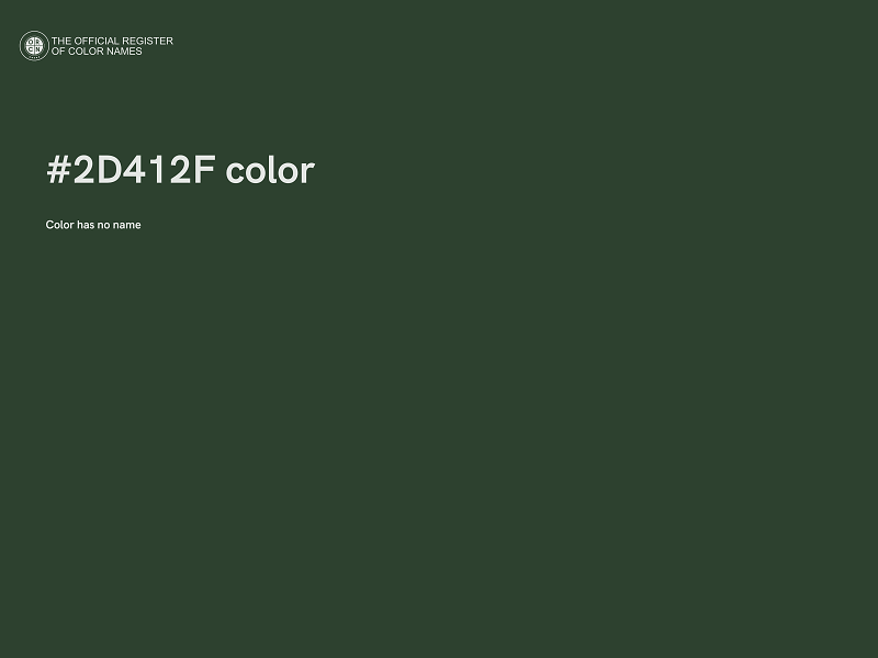 #2D412F color image