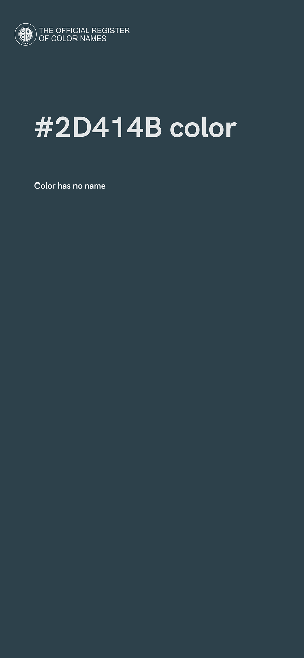 #2D414B color image