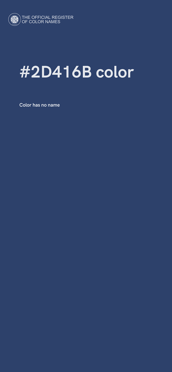 #2D416B color image
