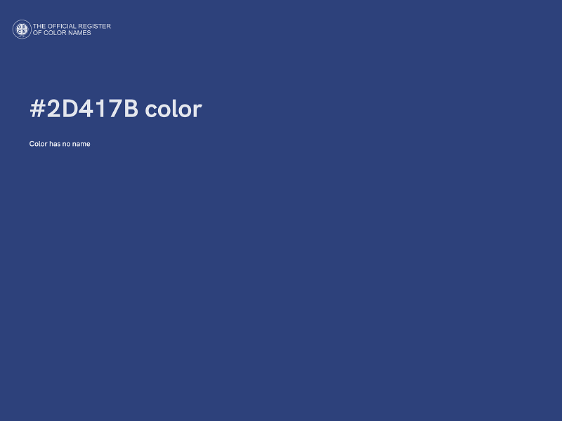 #2D417B color image