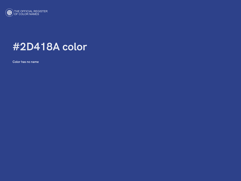 #2D418A color image