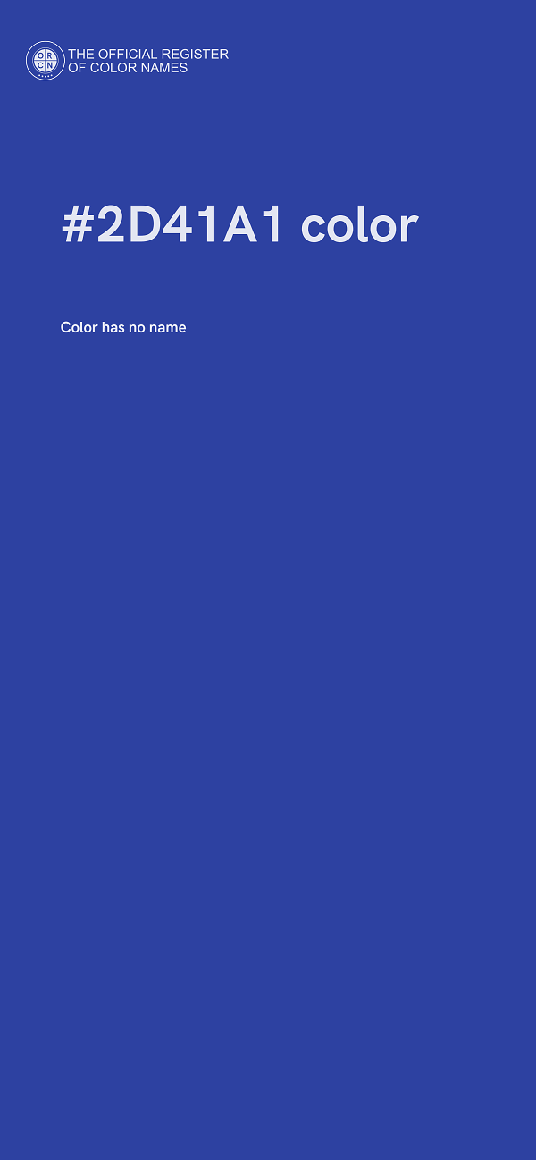 #2D41A1 color image
