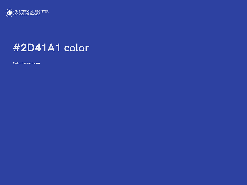 #2D41A1 color image