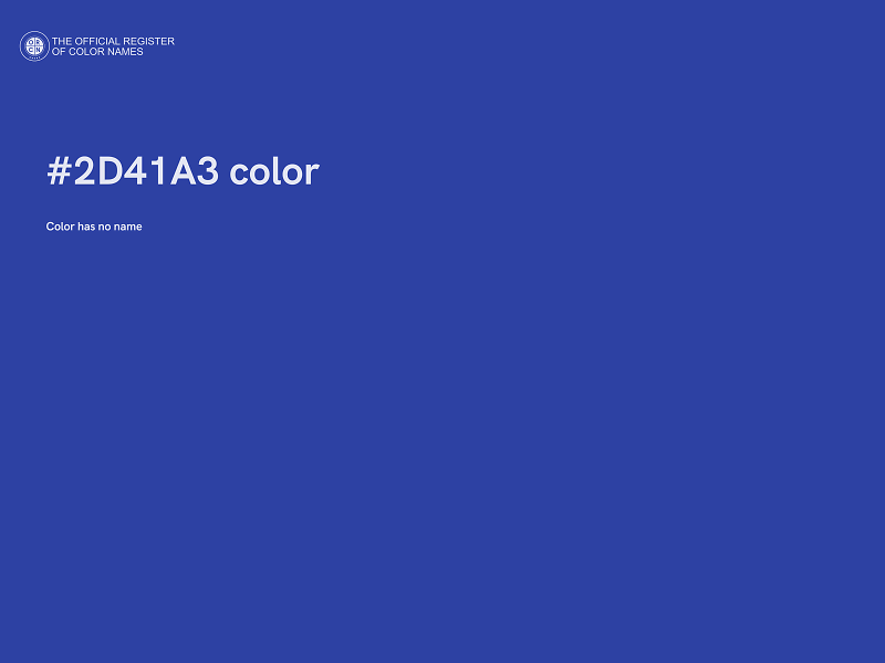 #2D41A3 color image