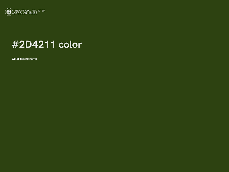 #2D4211 color image