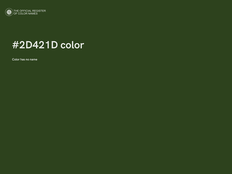#2D421D color image