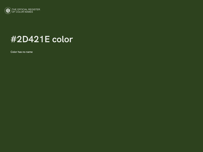 #2D421E color image