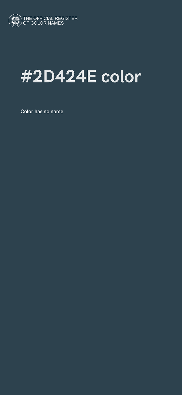 #2D424E color image