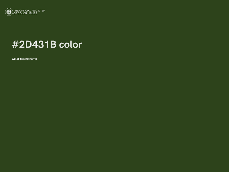 #2D431B color image
