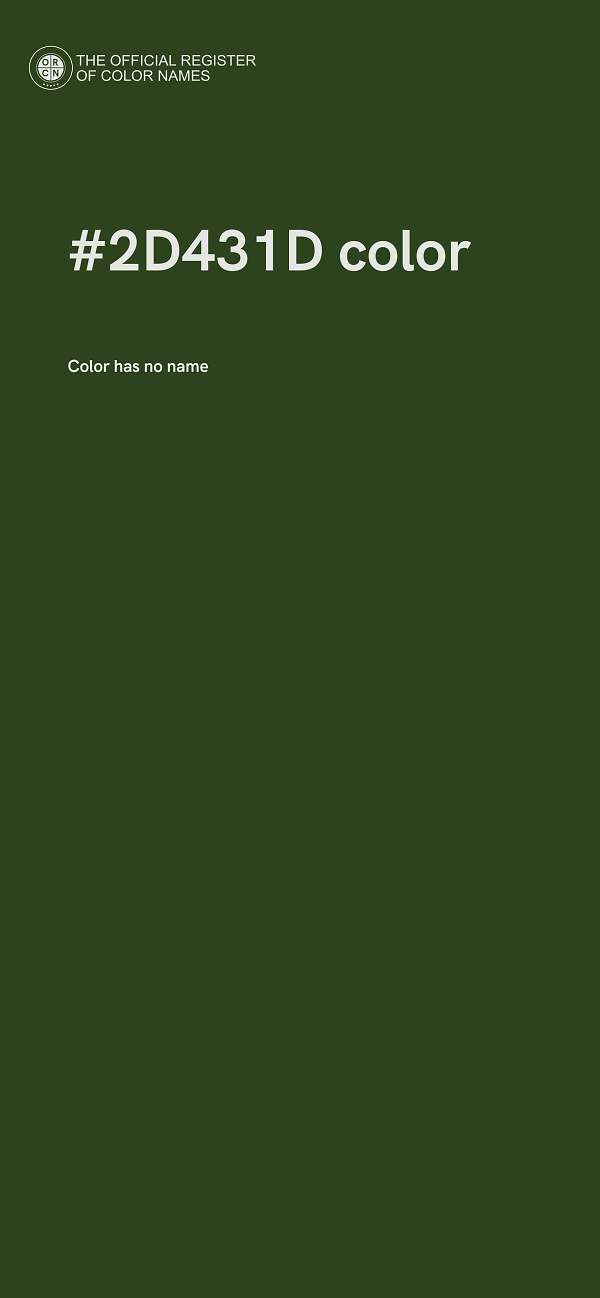 #2D431D color image