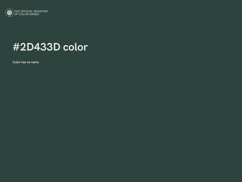 #2D433D color image
