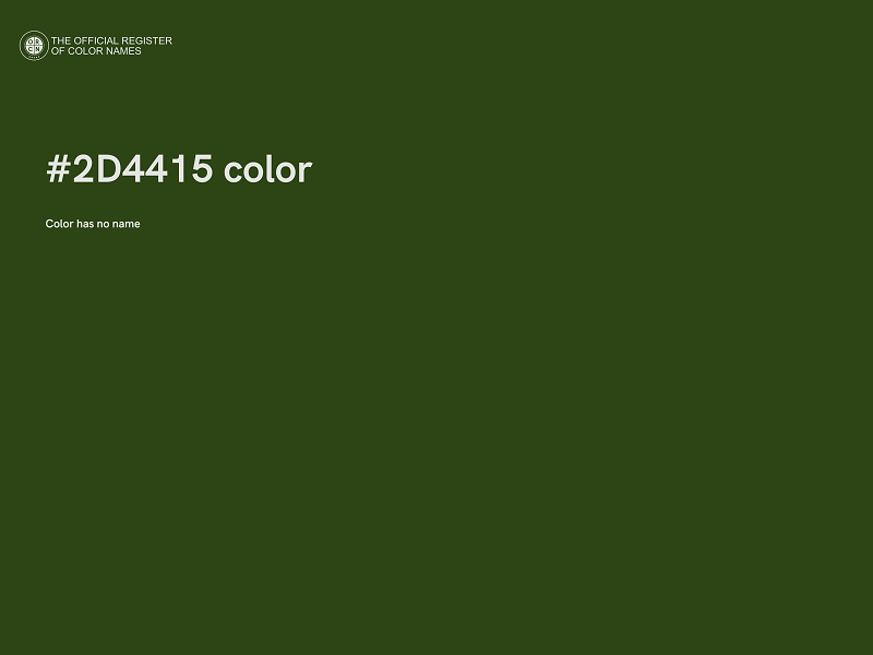 #2D4415 color image