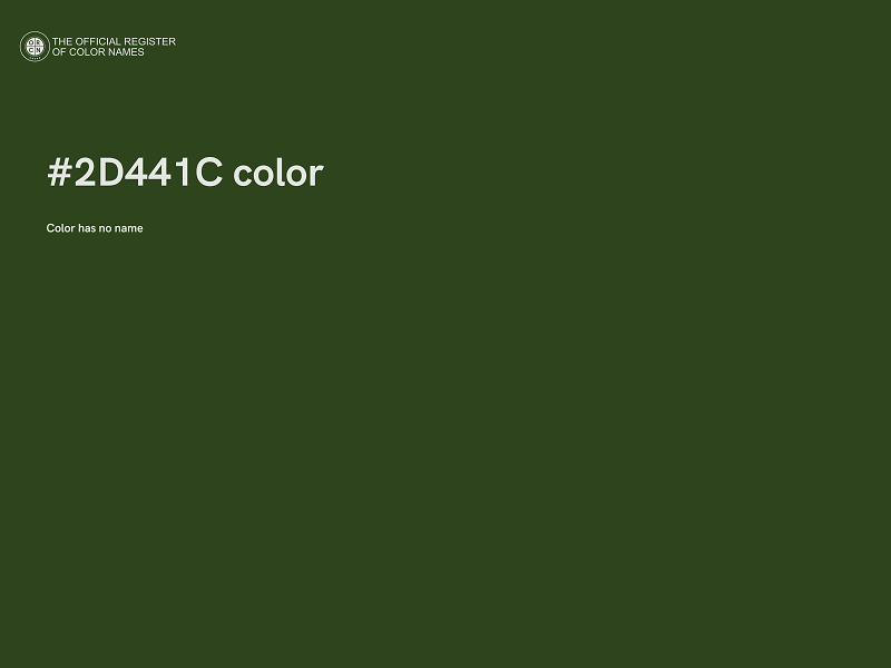 #2D441C color image