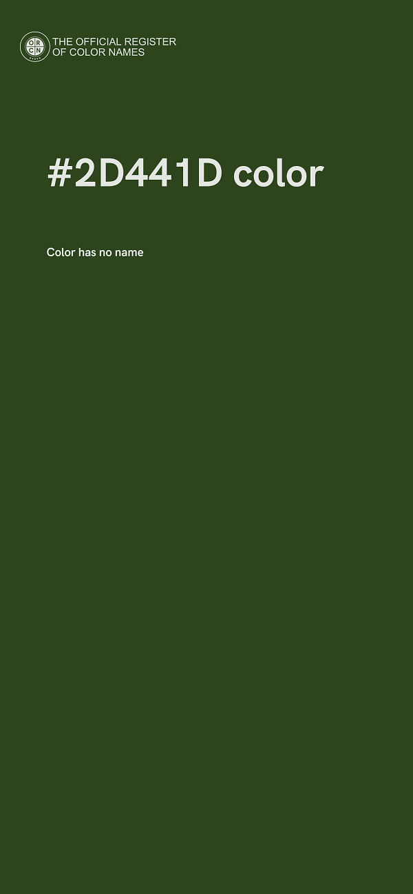 #2D441D color image