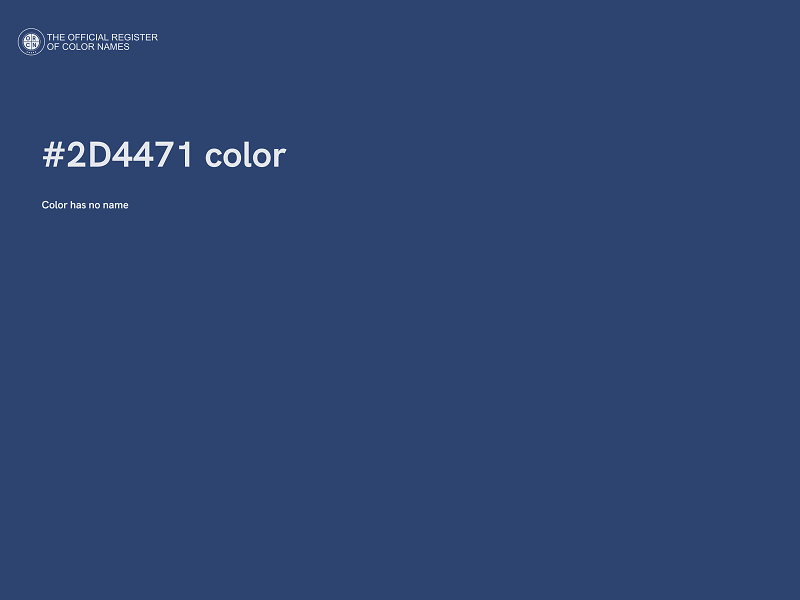 #2D4471 color image