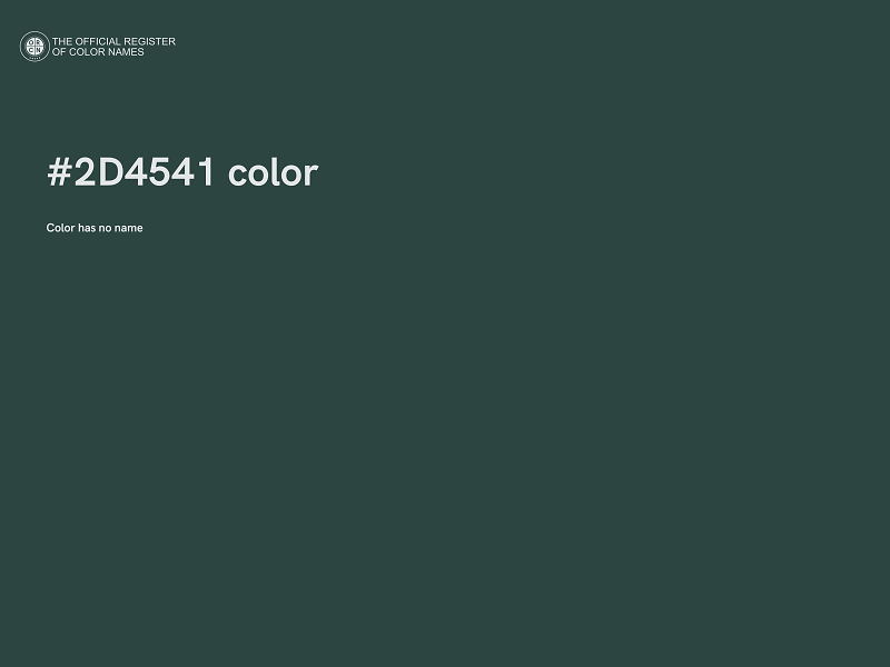 #2D4541 color image