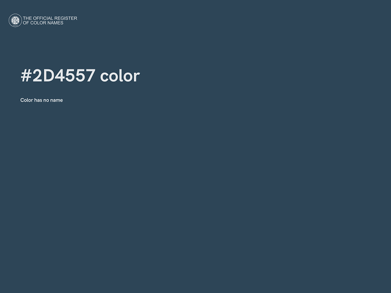 #2D4557 color image