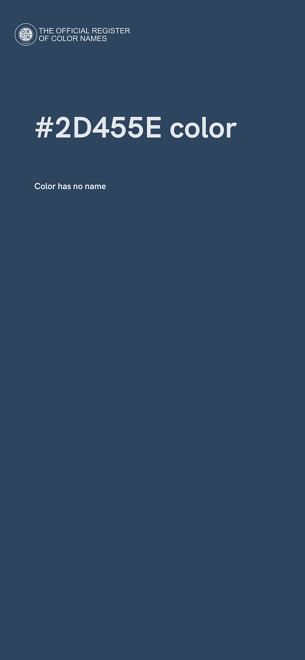 #2D455E color image