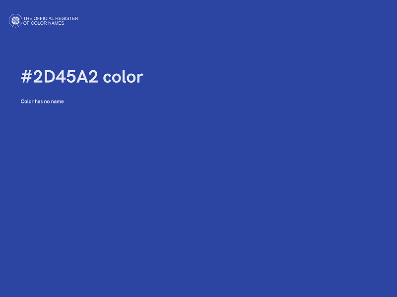 #2D45A2 color image