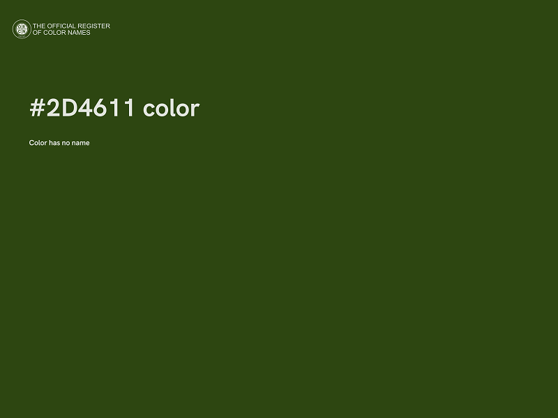 #2D4611 color image