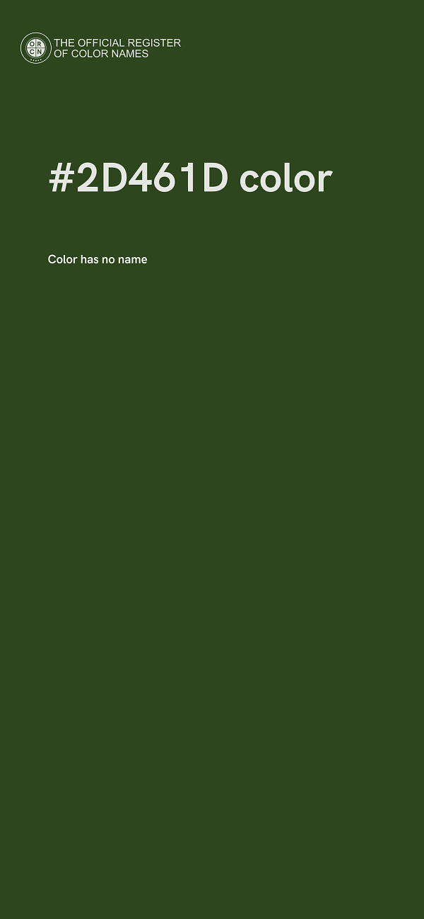 #2D461D color image