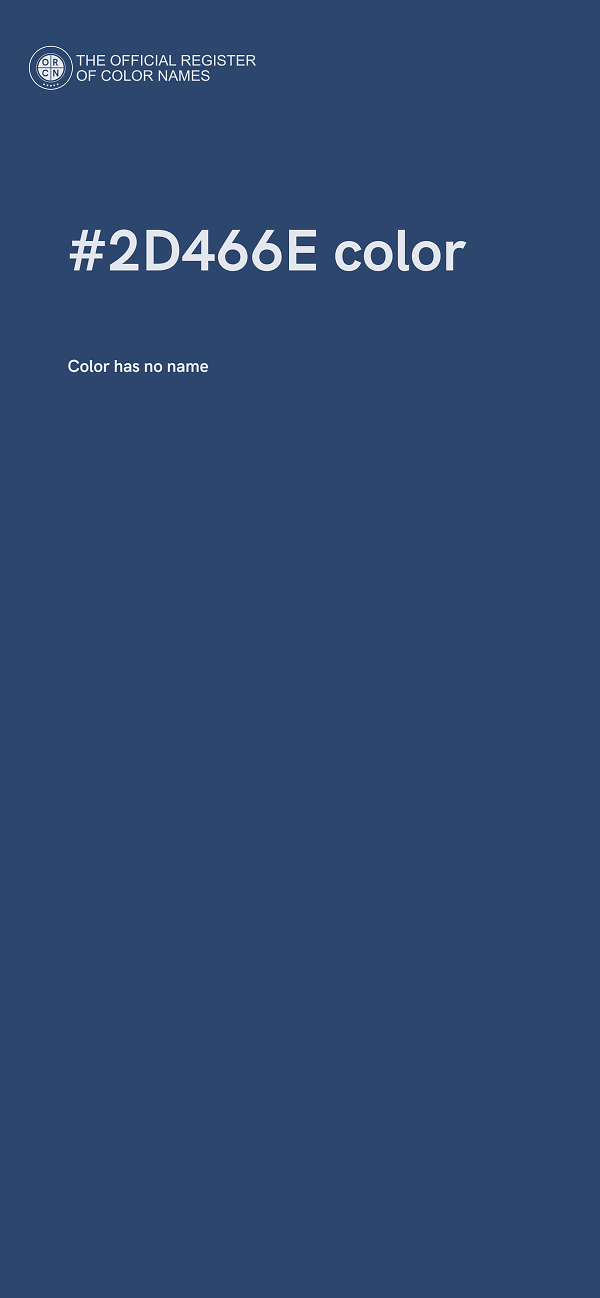 #2D466E color image