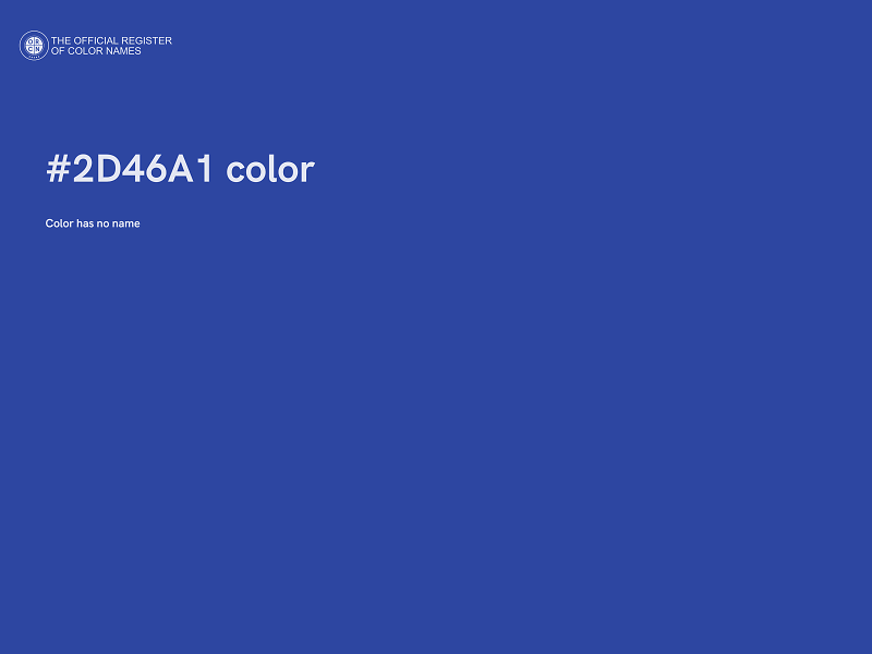 #2D46A1 color image