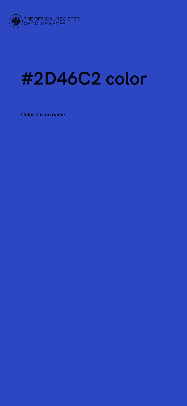 #2D46C2 color image