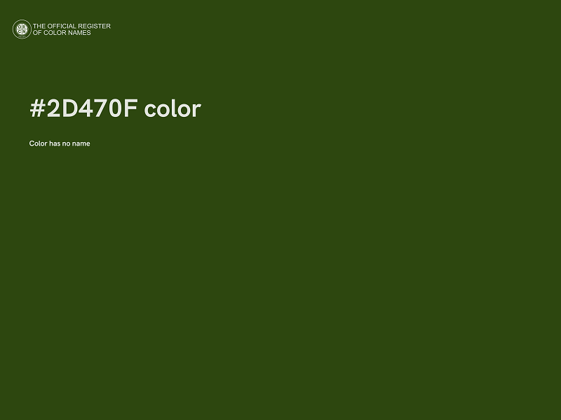 #2D470F color image