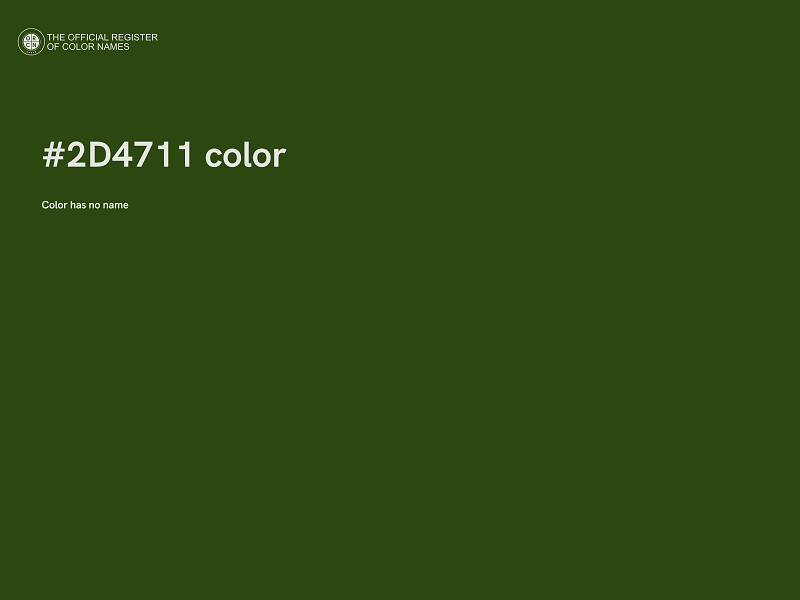 #2D4711 color image