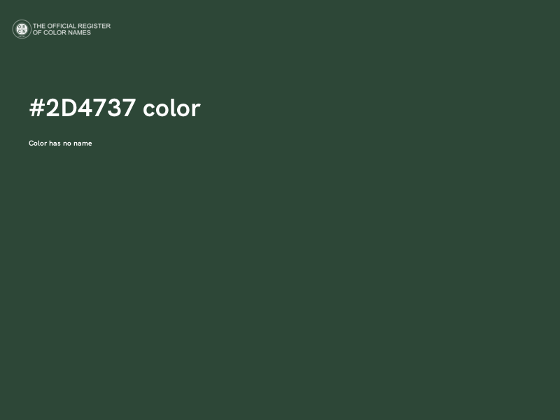 #2D4737 color image