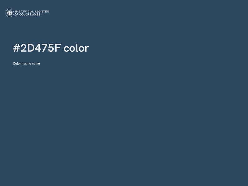 #2D475F color image